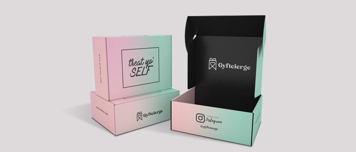 Color Gradients (small business packaging idea)