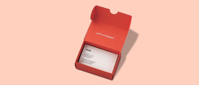 business card (small business packaging idea)